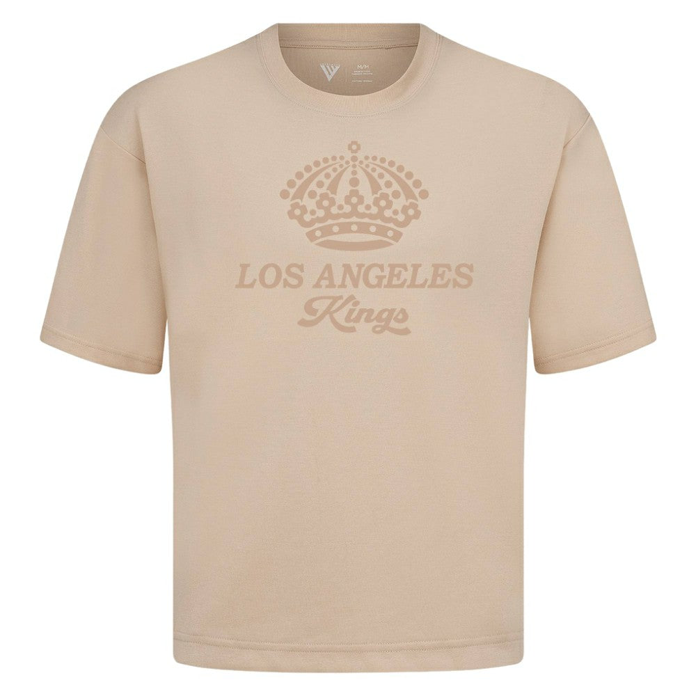 NHL Los Angeles Kings Levelwear Shadow Surge Luxe Signature Knit T-Shirt - Khaki