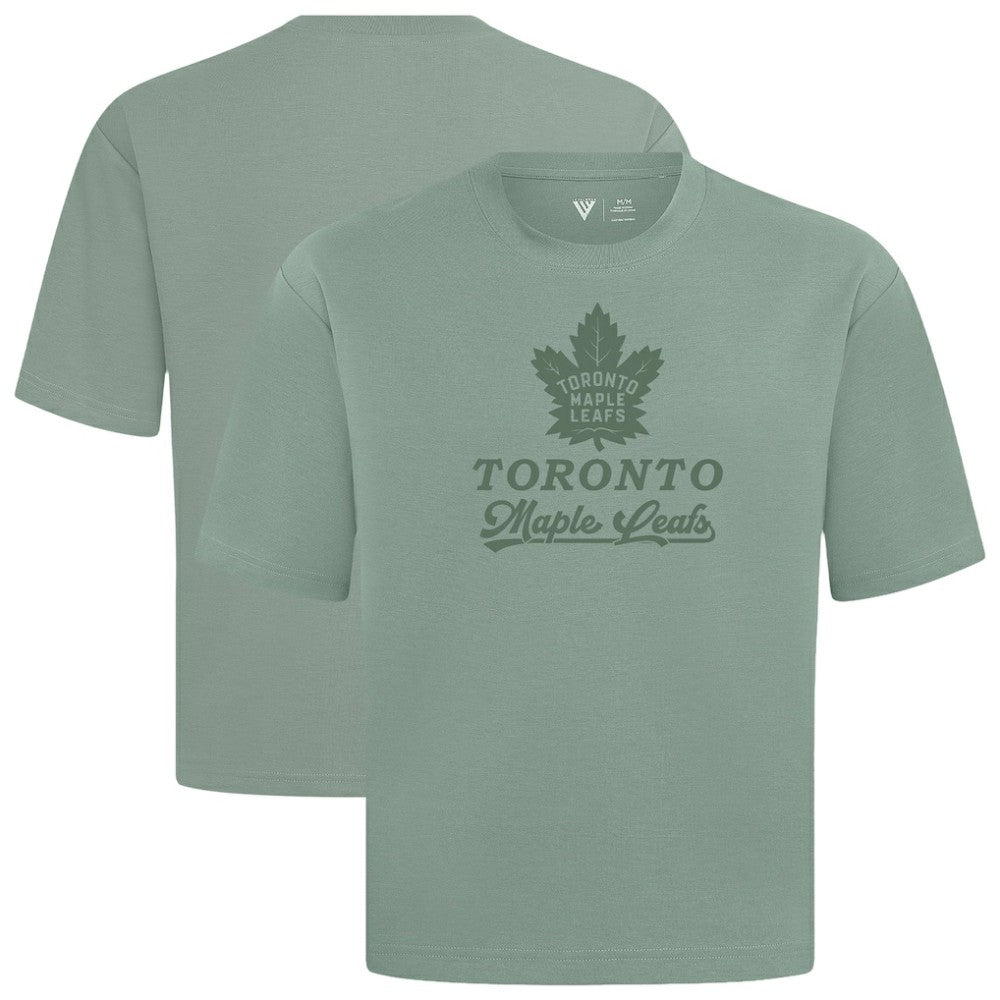 NHL Toronto Maple Leafs Levelwear Shadow Surge Luxe Signature Knit T-Shirt - Green