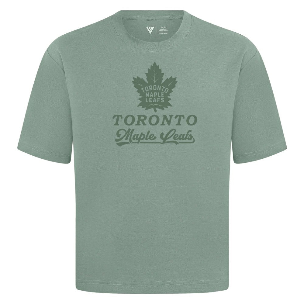 NHL Toronto Maple Leafs Levelwear Shadow Surge Luxe Signature Knit T-Shirt - Green