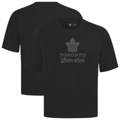 NHL Toronto Maple Leafs Levelwear Shadow Surge Luxe Signature Knit T-Shirt - Black