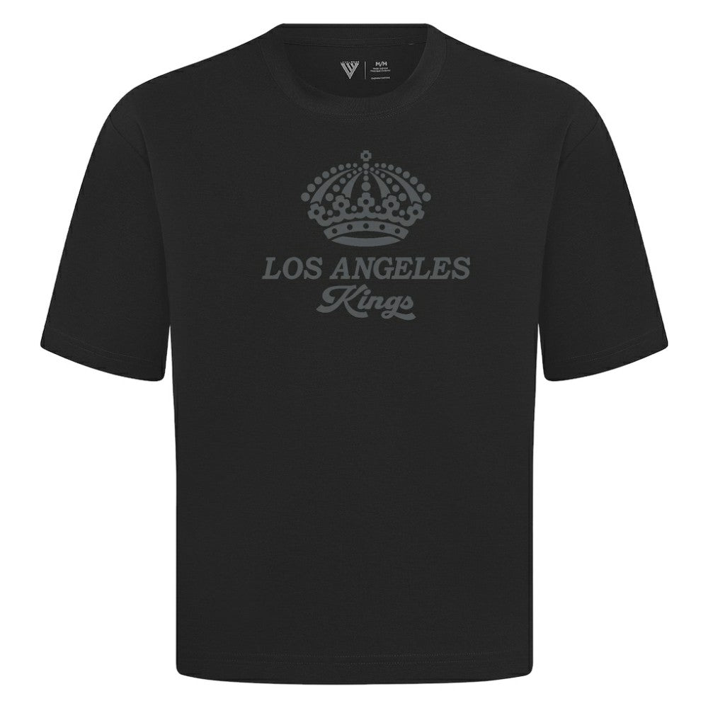 NHL Los Angeles Kings Levelwear Shadow Surge Luxe Signature Knit T-Shirt - Black
