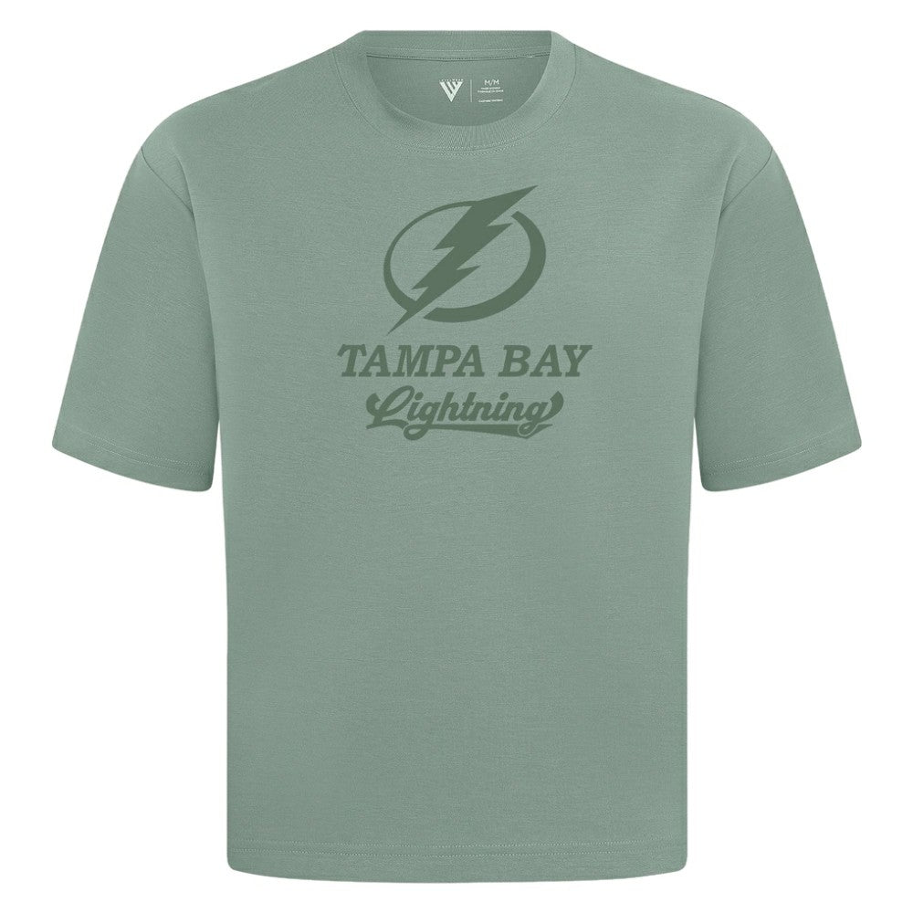 NHL Tampa Bay Lightning Levelwear Shadow Surge Luxe Signature Knit T-Shirt - Green