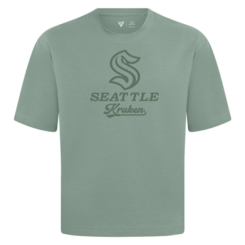 NHL Seattle Kraken Levelwear Shadow Surge Luxe Signature Knit T-Shirt - Green