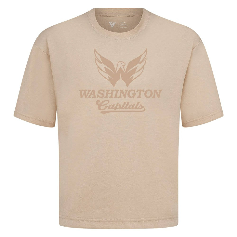 NHL Washington Capitals Levelwear Shadow Surge Luxe Signature Knit T-Shirt - Khaki