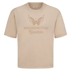 NHL Washington Capitals Levelwear Shadow Surge Luxe Signature Knit T-Shirt - Khaki