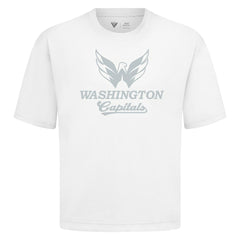 NHL Washington Capitals Levelwear Shadow Surge Luxe Signature Knit T-Shirt - White