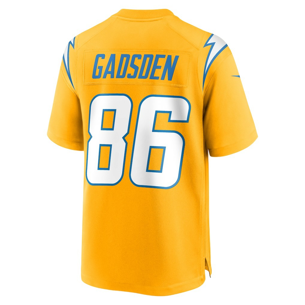Oronde Gadsden Los Angeles Chargers Alternate Charger Power Game Jersey Gold