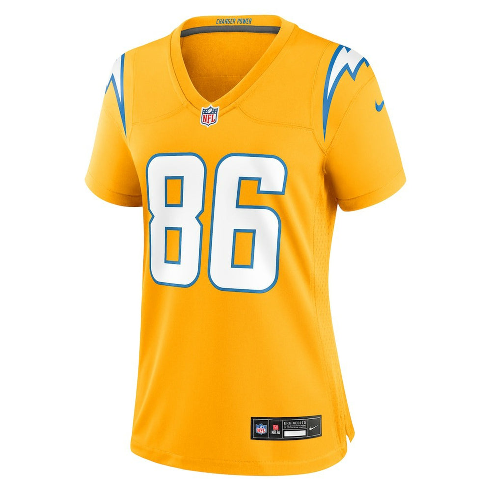 Oronde Gadsden Los Angeles Chargers Women's Alternate Charger Power Game Jersey Gold