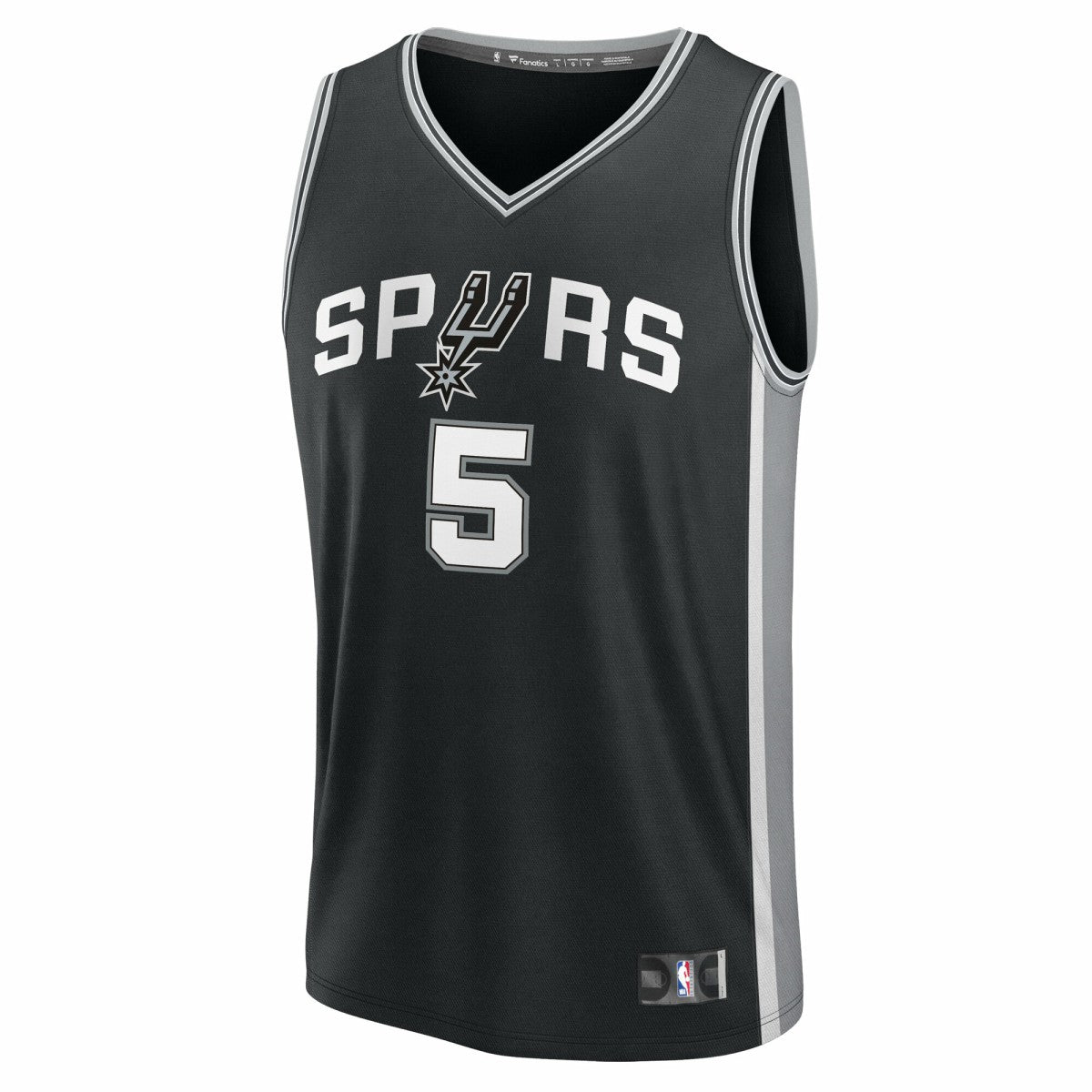 Stephon Castle San Antonio Spurs Fast Break Replica Jersey Black Icon Edition