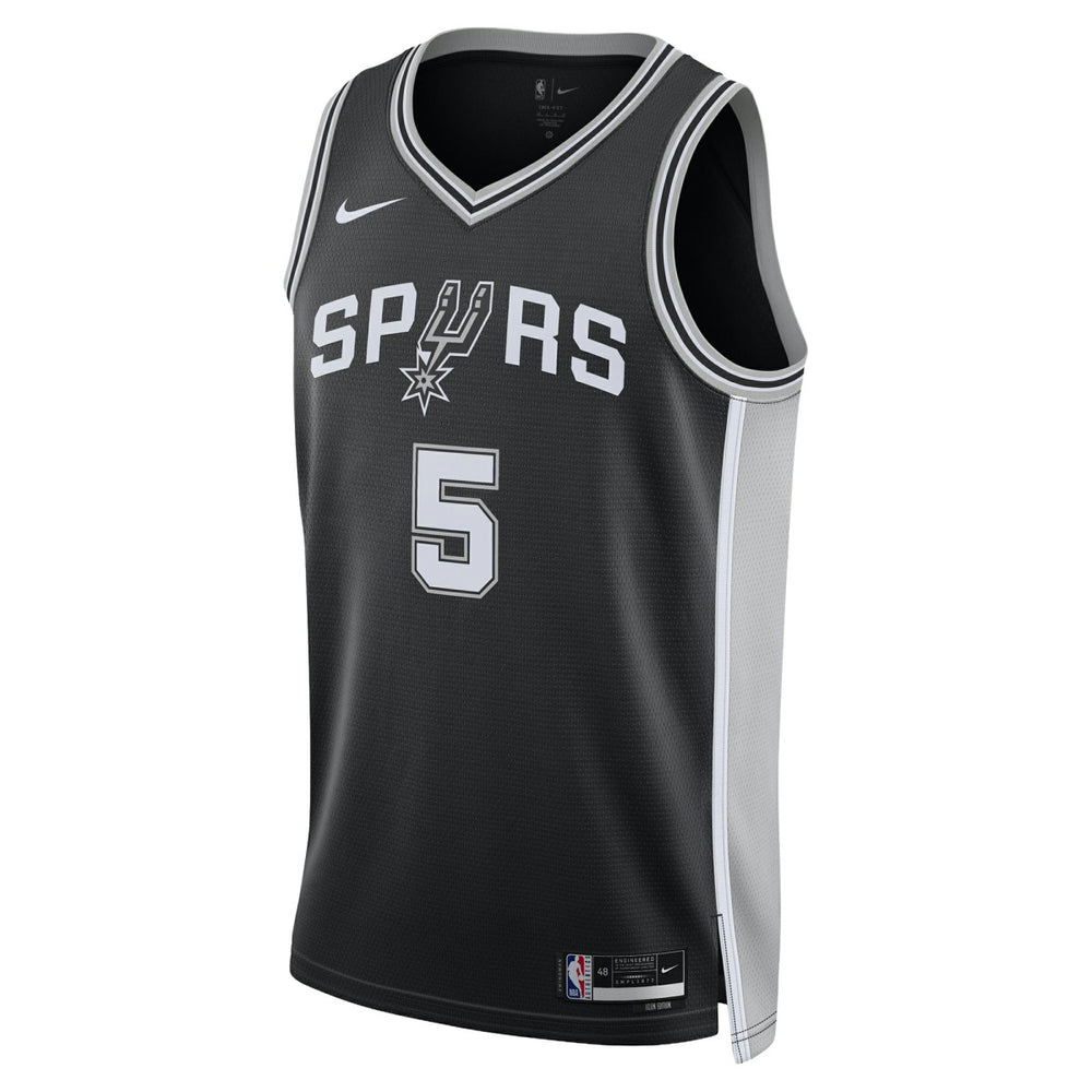 Stephon Castle San Antonio Spurs Unisex Swingman Jersey Icon Edition Black