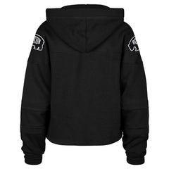 NHL Boston Bruins '47 Women's Cropped Lacer Hoodie - Black