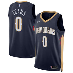 Jeremiah Fears New Orleans Pelicans Unisex Swingman Jersey Icon Edition Navy
