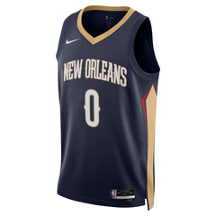 Jeremiah Fears New Orleans Pelicans Unisex Swingman Jersey Icon Edition Navy