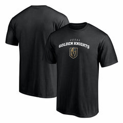 NHL Vegas Golden Knights Team Lockup T-Shirt - Black