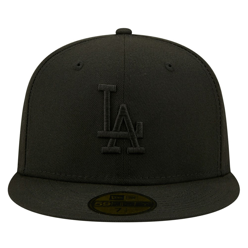 Los Angeles Dodgers New Era 2024/25 Back to Back Champions Circle Side Patch Fitted 59FIFTY Hat - Black Hats