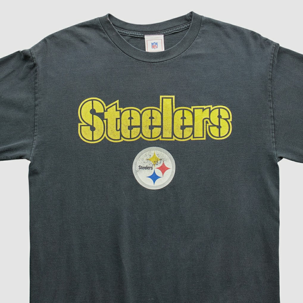 Pittsburgh Steelers NFL 2000s Long Sleeve T-shirt Black Vintage