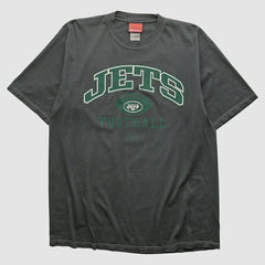 New York Jets Reebok 2000s T-shirt Charcoal Vintage