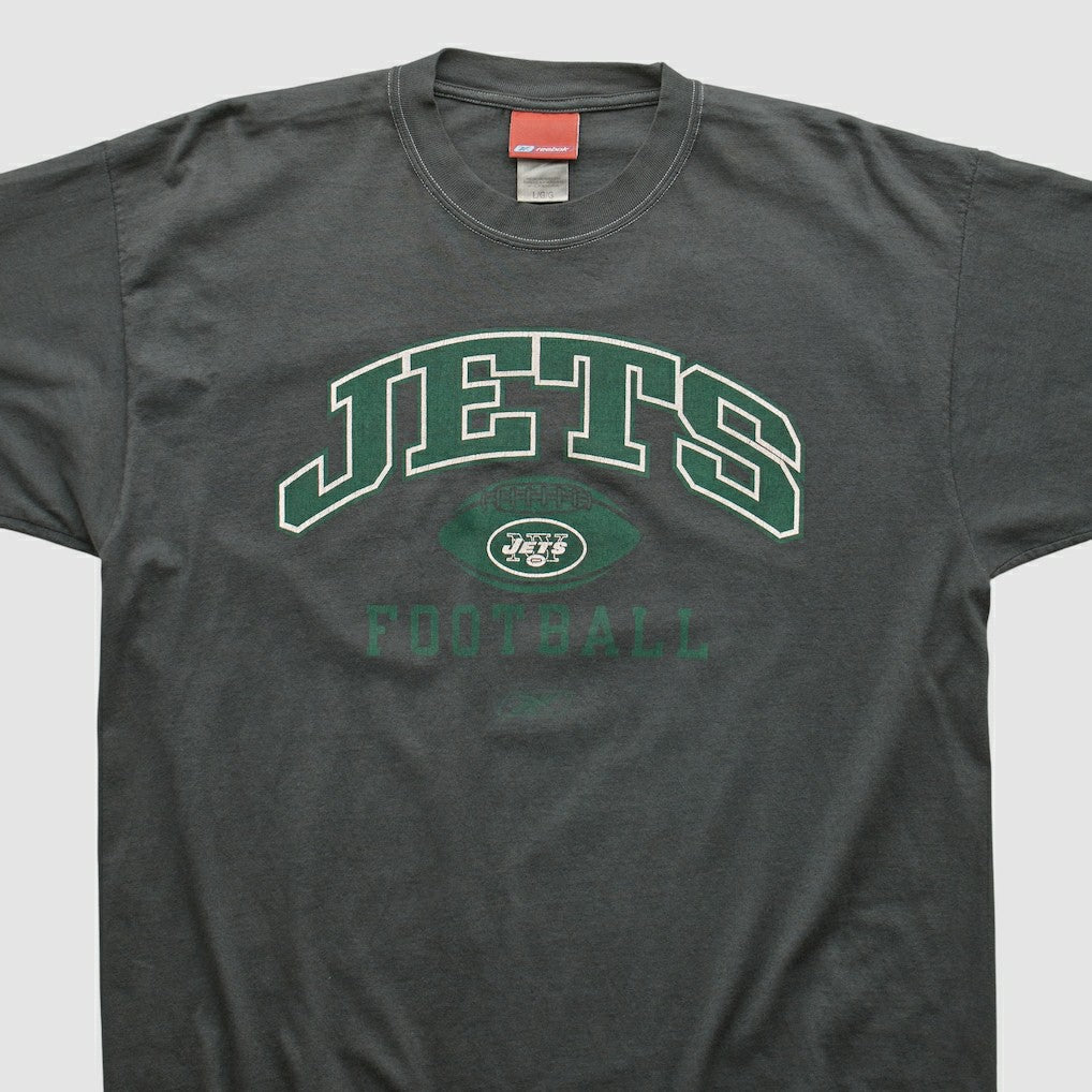 New York Jets Reebok 2000s T-shirt Charcoal Vintage
