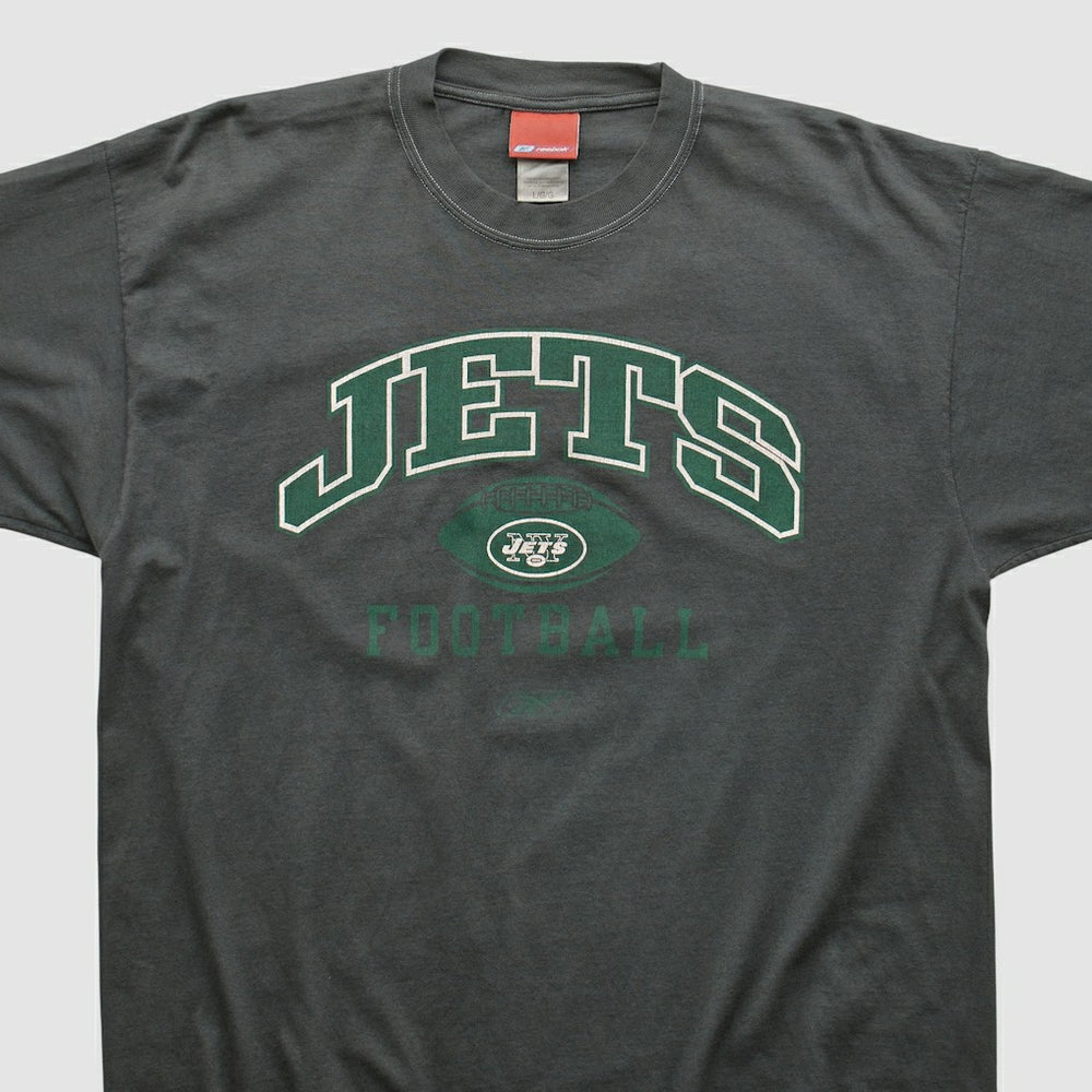 New York Jets Reebok 2000s T-shirt Charcoal Vintage