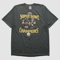 Pittsburgh Steelers NFL 2009 T-shirt Charcoal Vintage