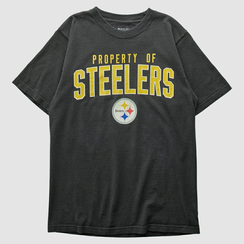 Pittsburgh Steelers Reebok 2010s T-shirt Black Vintage