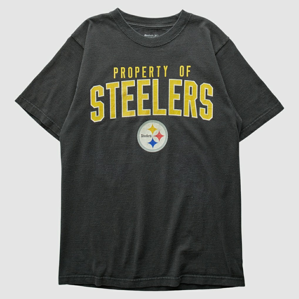 Pittsburgh Steelers Reebok 2010s T-shirt Black Vintage