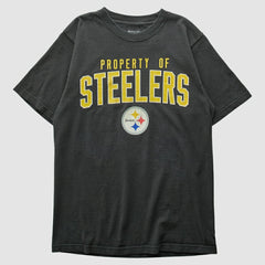 Pittsburgh Steelers Reebok 2010s T-shirt Black Vintage