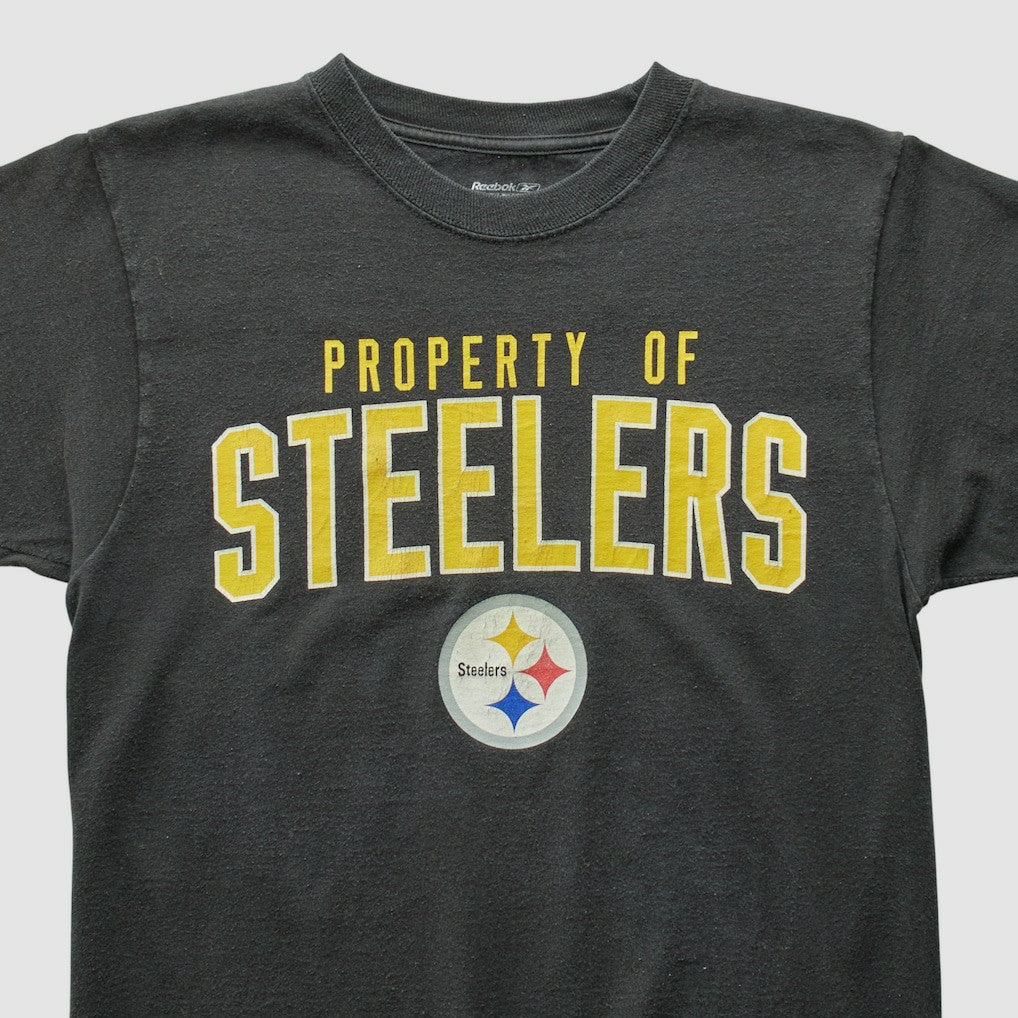 Pittsburgh Steelers Reebok 2010s T-shirt Black Vintage