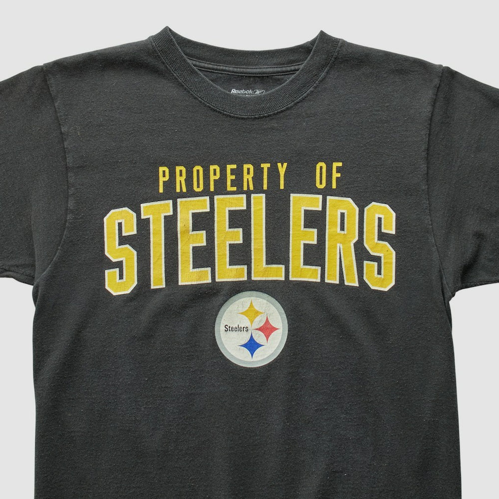 Pittsburgh Steelers Reebok 2010s T-shirt Black Vintage
