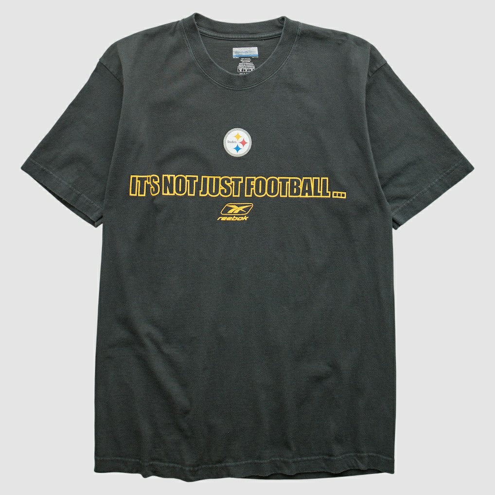 Pittsburgh Steelers Reebok 2000s T-shirt Black Vintage