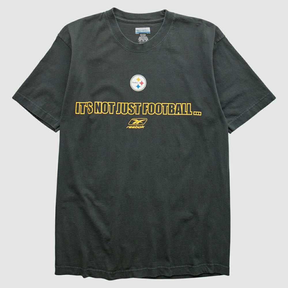 Pittsburgh Steelers Reebok 2000s T-shirt Black Vintage