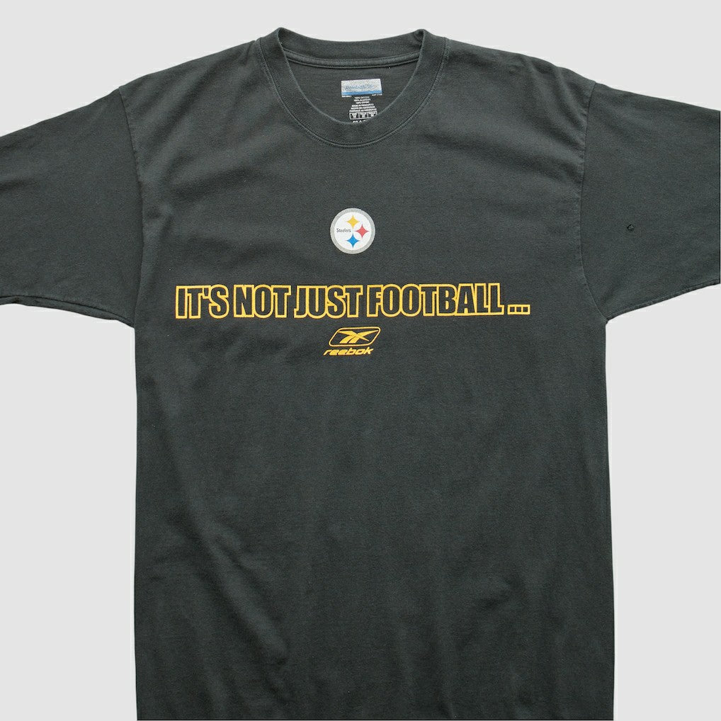 Pittsburgh Steelers Reebok 2000s T-shirt Black Vintage