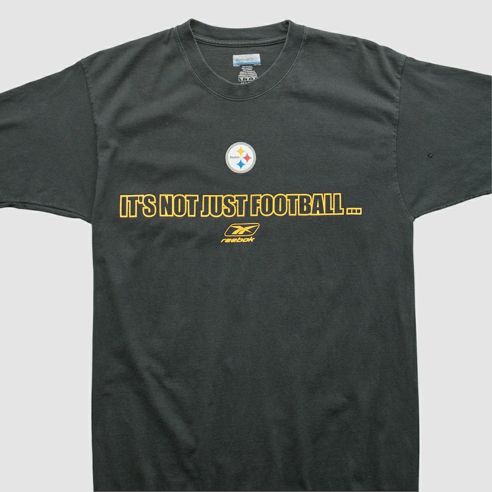 Pittsburgh Steelers Reebok 2000s T-shirt Black Vintage
