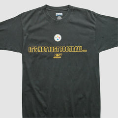 Pittsburgh Steelers Reebok 2000s T-shirt Black Vintage
