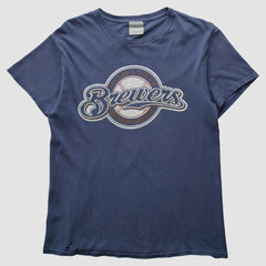Milwaukee Brewers MLB 2000s T-shirt - Navy - S by Fanatics Real Vintage T-shirts