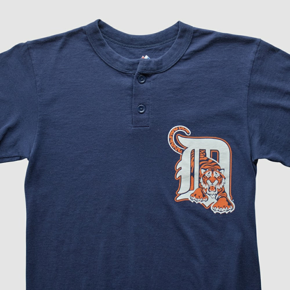 Detroit Tigers Majestic 2000s T-shirt - Navy - S by Fanatics Real Vintage T-shirts