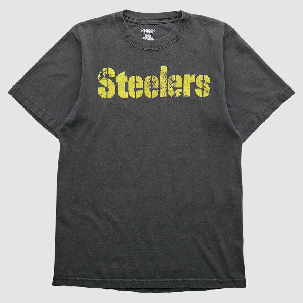 Pittsburgh Steelers Reebok 2000s T-shirt Charcoal Vintage