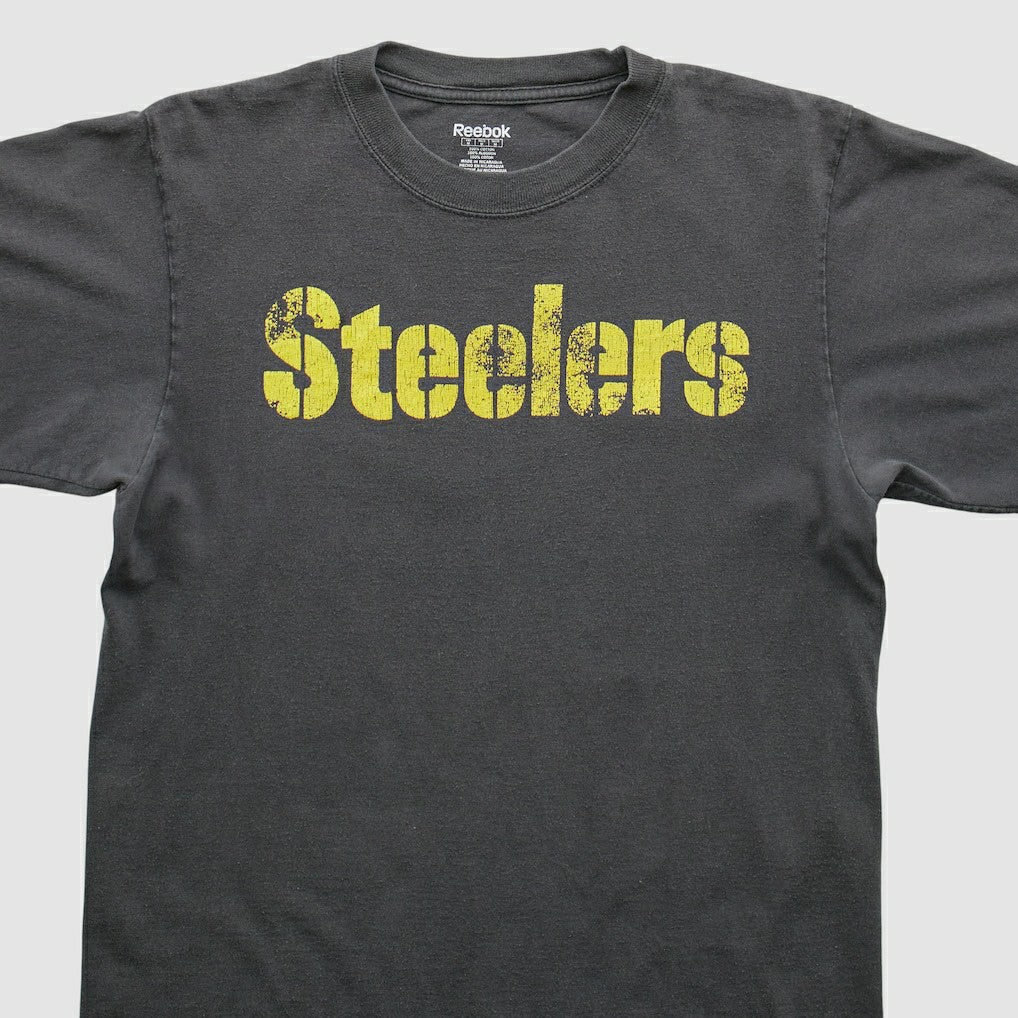 Pittsburgh Steelers Reebok 2000s T-shirt Charcoal Vintage