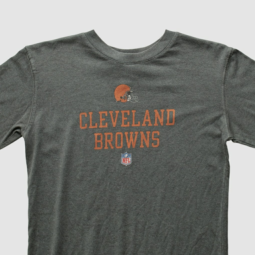 Cleveland Browns Reebok 2000s Long Sleeve T-shirt Gray Vintage