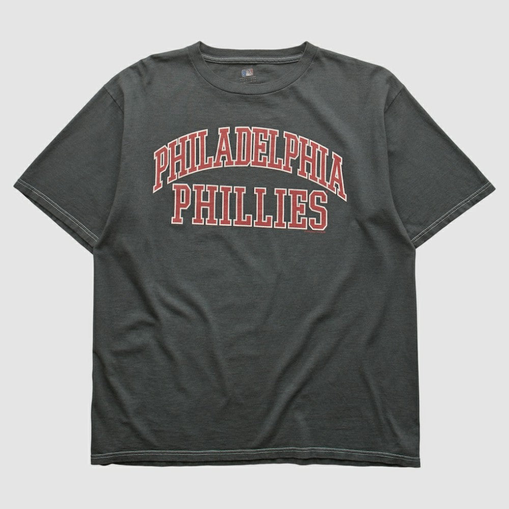 Philadelphia Phillies 2000s T-shirt - Charcoal - M by Fanatics Real Vintage T-shirts