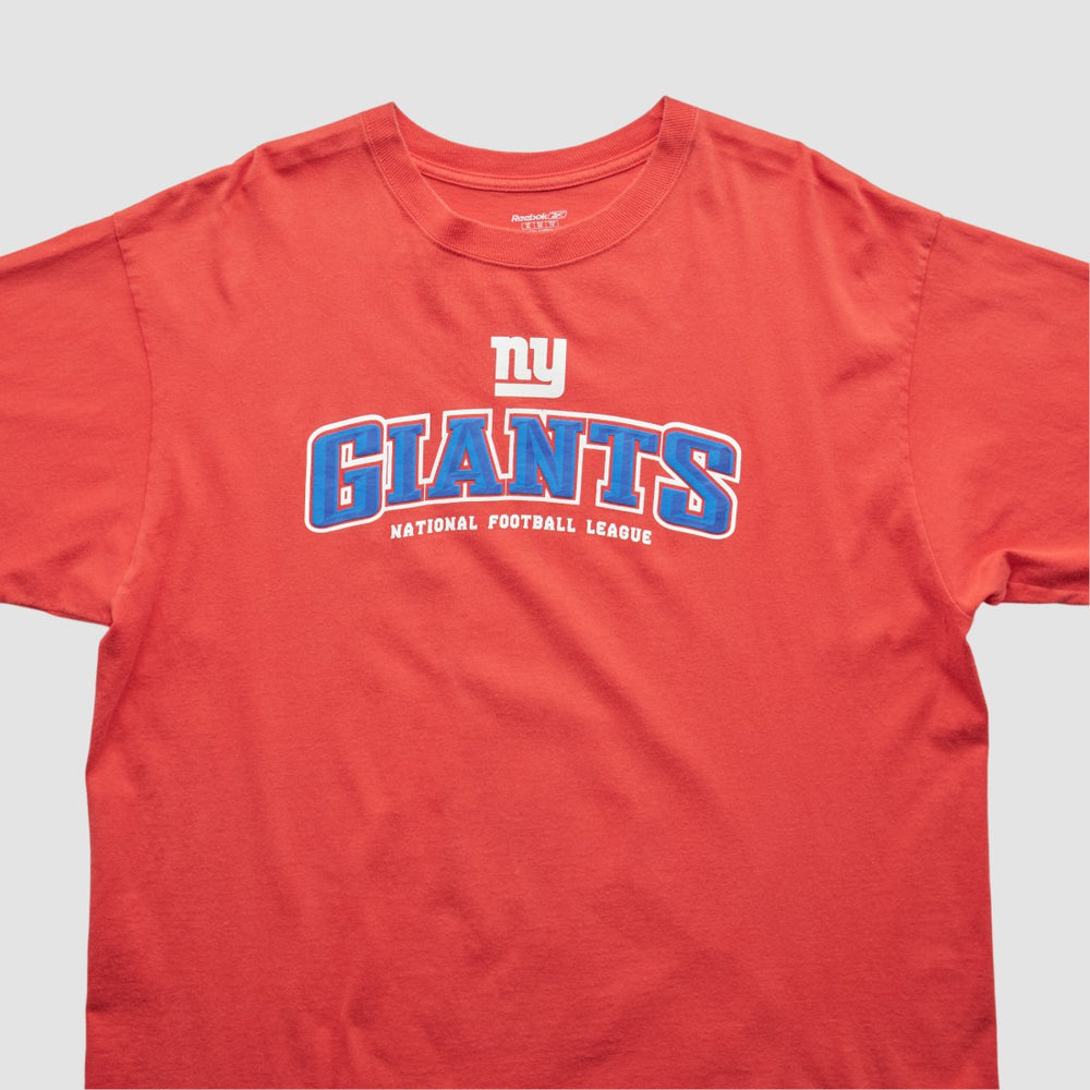 New York Giants Reebok 2010s T-shirt Red Vintage