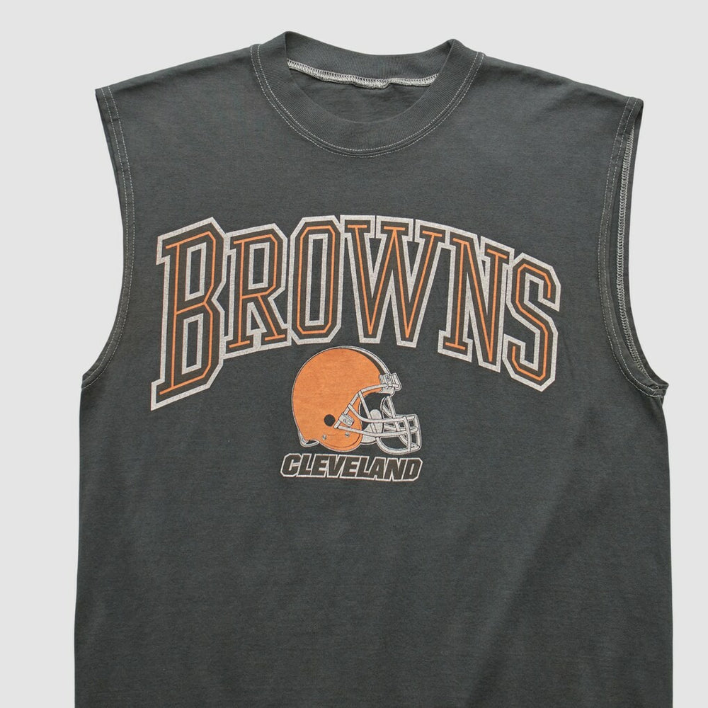 Cleveland Browns 90s Tank Charcoal Vintage