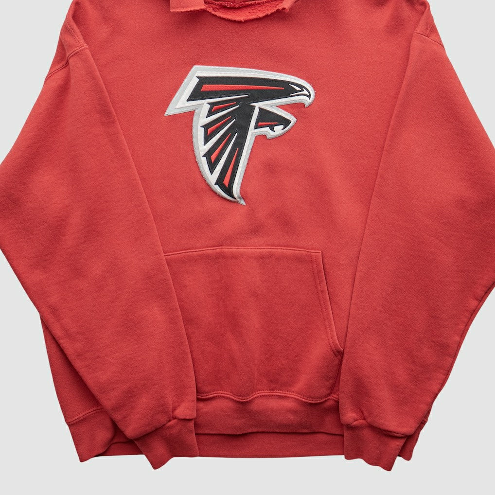 Atlanta Falcons 2000s Hooded Pullover Sweatshirt Red Vintage