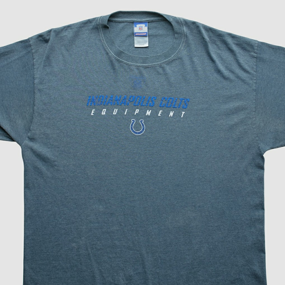 Indianapolis Colts Reebok 2000s Long Sleeve T-shirt Blue Vintage