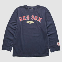 Boston Red Sox 2007 Long Sleeve T-shirt - Navy - XXS by Fanatics Real Vintage T-shirts