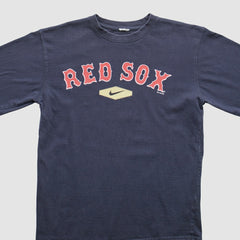 Boston Red Sox 2007 Long Sleeve T-shirt - Navy - XXS by Fanatics Real Vintage T-shirts