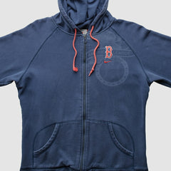 Boston Red Sox Nike 2000s Hooded Full Zip Sweatshirt - Navy - S by Fanatics Real Vintage Sweatshirts