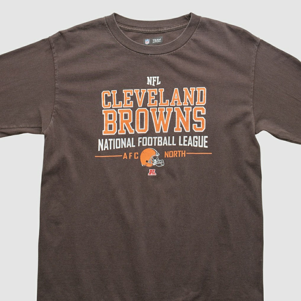Cleveland Browns NFL 2010s Long Sleeve T-shirt Brown Vintage