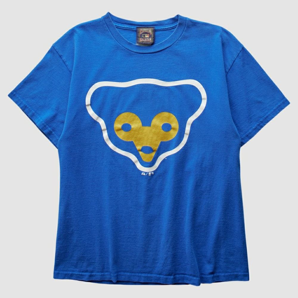 Chicago Cubs Cooperstown Collection 2000s T-shirt - Blue - XS by Fanatics Real Vintage T-shirts