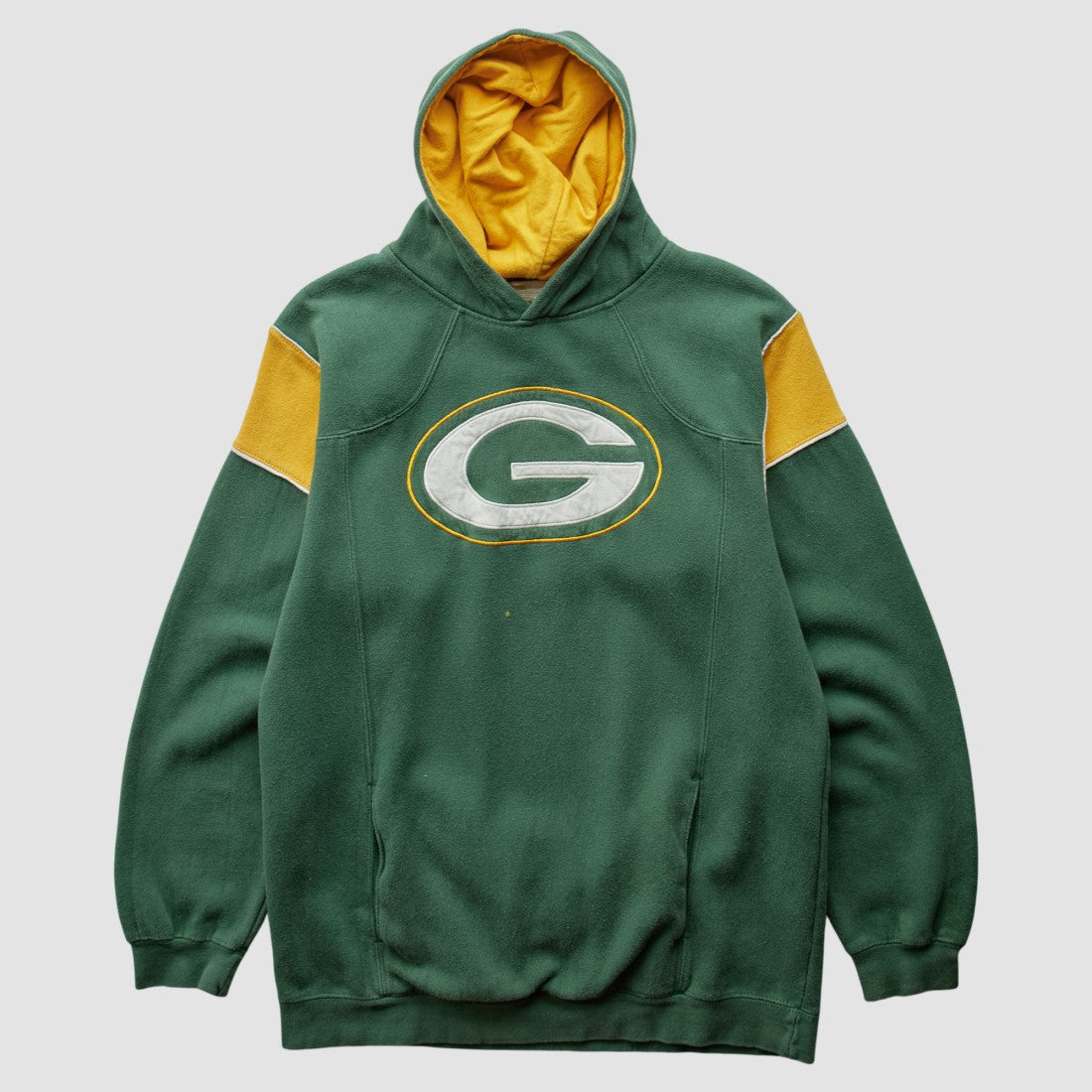 Green Bay Packers NFL 2000s Hooded Sweatshirt Green Vintage